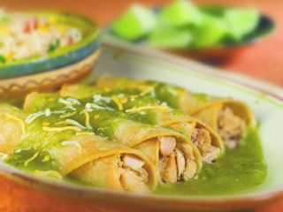 Green Enchiladas - GoodHeart Brand Specialty Foods
